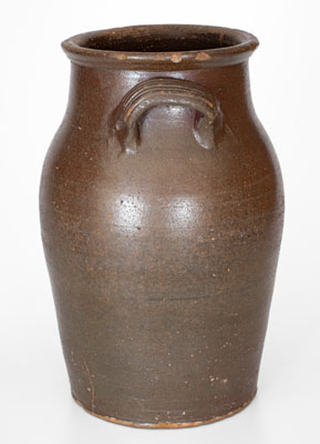 Attrib. Hinkle-Mort Pottery, Jefferson County, Tennessee Salt-Glazed Stoneware Jar, c1850-1870