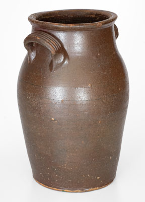 Attrib. Hinkle-Mort Pottery, Jefferson County, Tennessee Salt-Glazed Stoneware Jar, c1850-1870