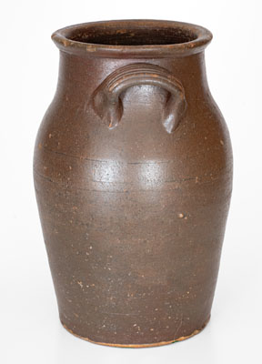 Attrib. Hinkle-Mort Pottery, Jefferson County, Tennessee Salt-Glazed Stoneware Jar, c1850-1870