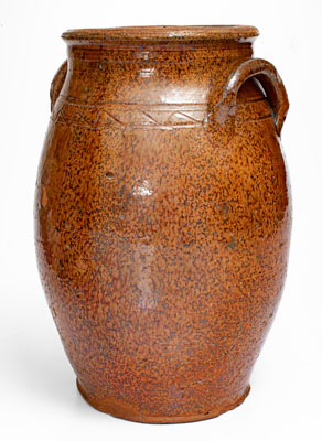 Attrib. Cain Pottery, Sullivan County, Tennessee Redware Jar Redware Jar, c1850-1880