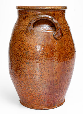 Attrib. Cain Pottery, Sullivan County, Tennessee Redware Jar Redware Jar, c1850-1880