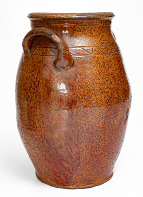 Attrib. Cain Pottery, Sullivan County, Tennessee Redware Jar Redware Jar, c1850-1880