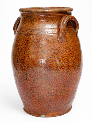 Attrib. Cain Pottery, Sullivan County, Tennessee Redware Jar Redware Jar, c1850-1880