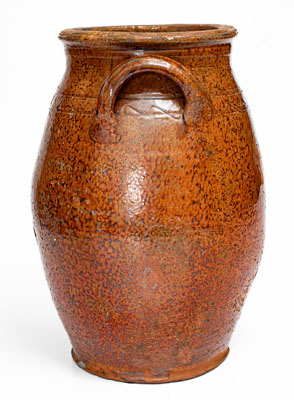 Attrib. Cain Pottery, Sullivan County, Tennessee Redware Jar Redware Jar, c1850-1880