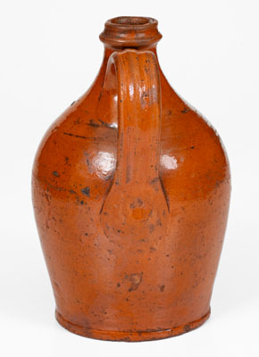 Attrib. Greene County, TN Redware Jug, possibly Peter Harmon Pottery, second or third quarter 19th century