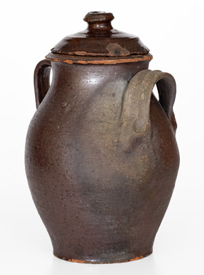 Extremely Rare Tennessee Redware Jar, TN possibly Knox County, circa 1820-1860