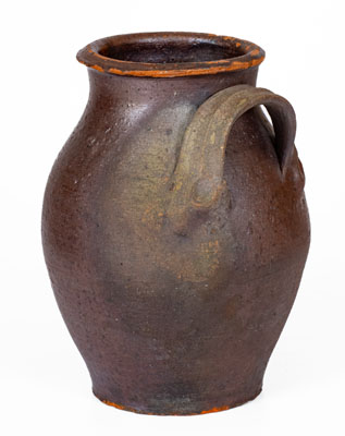 Extremely Rare Tennessee Redware Jar, TN possibly Knox County, circa 1820-1860