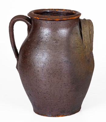 Extremely Rare Tennessee Redware Jar, TN possibly Knox County, circa 1820-1860