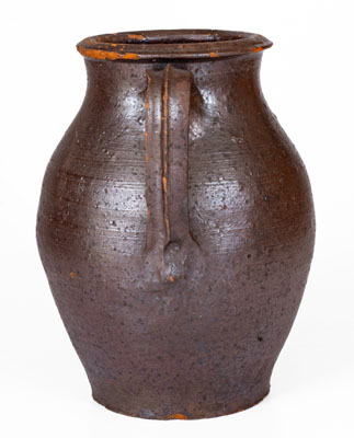 Extremely Rare Tennessee Redware Jar, TN possibly Knox County, circa 1820-1860