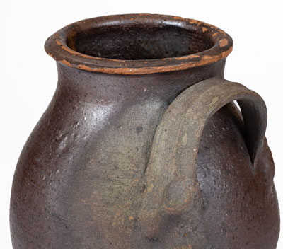 Extremely Rare Tennessee Redware Jar, TN possibly Knox County, circa 1820-1860