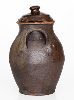 Extremely Rare Tennessee Redware Jar, TN possibly Knox County, circa 1820-1860