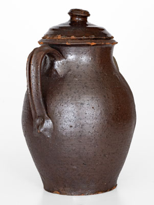 Extremely Rare Tennessee Redware Jar, TN possibly Knox County, circa 1820-1860