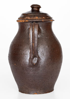 Extremely Rare Tennessee Redware Jar, TN possibly Knox County, circa 1820-1860