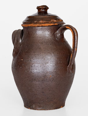 Extremely Rare Tennessee Redware Jar, TN possibly Knox County, circa 1820-1860