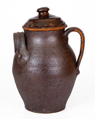 Extremely Rare Tennessee Redware Jar, TN possibly Knox County, circa 1820-1860