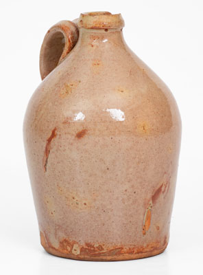 Southern Maine Redware Jug, mid 19th century