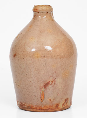 Southern Maine Redware Jug, mid 19th century