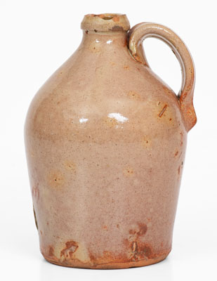 Southern Maine Redware Jug, mid 19th century