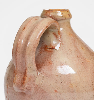 Southern Maine Redware Jug, mid 19th century