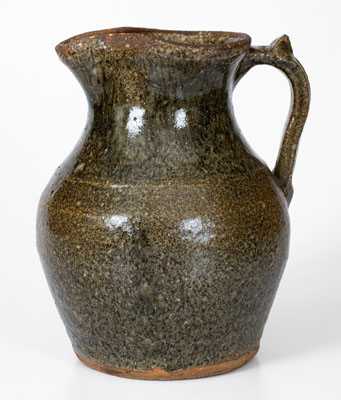 Southern U.S. Alkaline-Glazed Stoneware Pitcher, fourth quarter 19th century