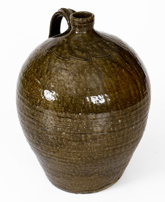 North Carolina Alkaline-Glazed Stoneware Jug, probably Thomas Ritchie, Lincoln County