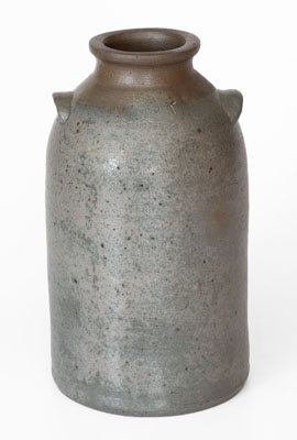 Rare E.W. MORT / ALUM WELLS, VA Salt-Glazed Stoneware Jar, circa 1880-1893