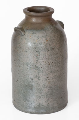 Rare E.W. MORT / ALUM WELLS, VA Salt-Glazed Stoneware Jar, circa 1880-1893