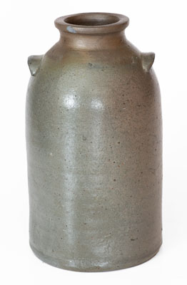 Rare E.W. MORT / ALUM WELLS, VA Salt-Glazed Stoneware Jar, circa 1880-1893