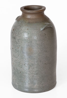 Rare E.W. MORT / ALUM WELLS, VA Salt-Glazed Stoneware Jar, circa 1880-1893