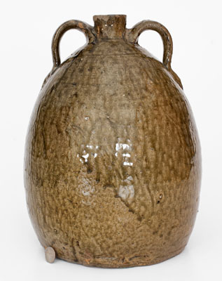 CJB (Columbus Jackson Becham, Crawford County, Georgia) Double-Handled Stoneware Jug