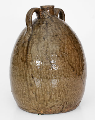 CJB (Columbus Jackson Becham, Crawford County, Georgia) Double-Handled Stoneware Jug