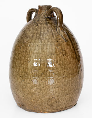 CJB (Columbus Jackson Becham, Crawford County, Georgia) Double-Handled Stoneware Jug