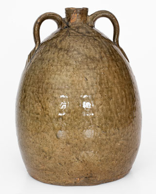 CJB (Columbus Jackson Becham, Crawford County, Georgia) Double-Handled Stoneware Jug