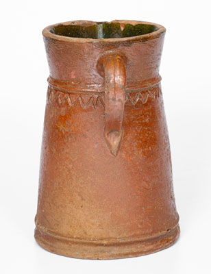 Rare WINCHESTER / POTTERIES / VA Redware Pitcher, Round Hill Pottery, Frederick County, VA, circa 1930