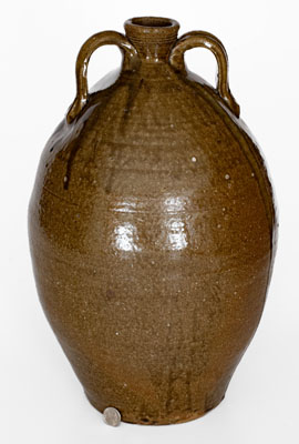 Catawba Valley, North Carolina Double-Handled Stoneware Jug, second half 19th century