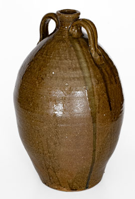 Catawba Valley, North Carolina Double-Handled Stoneware Jug, second half 19th century