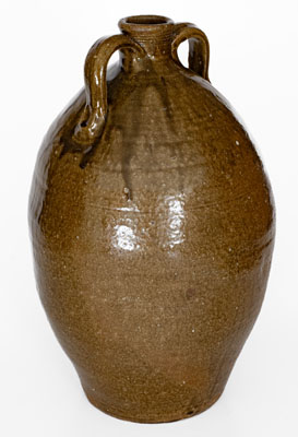 Catawba Valley, North Carolina Double-Handled Stoneware Jug, second half 19th century