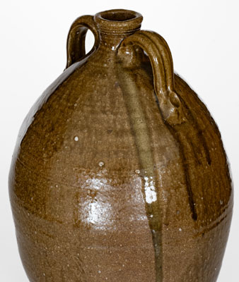 Catawba Valley, North Carolina Double-Handled Stoneware Jug, second half 19th century