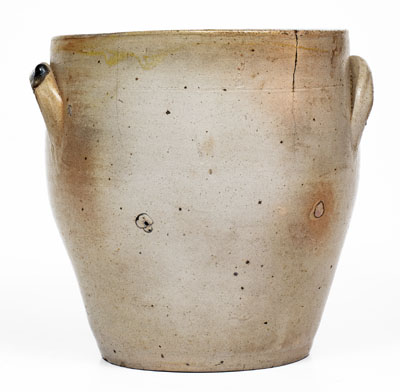 Attrib. Smith & Day, Norwalk, Connecticut Stoneware Jar, Dated 1841