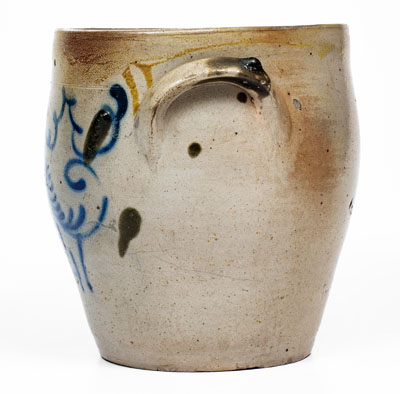 Attrib. Smith & Day, Norwalk, Connecticut Stoneware Jar, Dated 1841