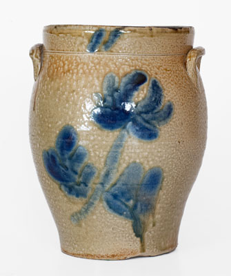 Attrib. M.J. Porter & Co., Luthersburg, Clearfield County, PA Stoneware Jar, circa 1853