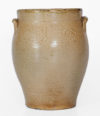 Attrib. M.J. Porter & Co., Luthersburg, Clearfield County, PA Stoneware Jar, circa 1853