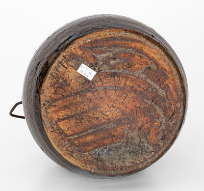 Bail-Handled Crawford County, Georgia Stoneware Jar, late 19th or early 20th century