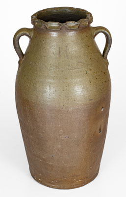 Rare Four-Gallon Salt-Glazed Middle Tennessee Stoneware Vase