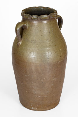 Rare Four-Gallon Salt-Glazed Middle Tennessee Stoneware Vase