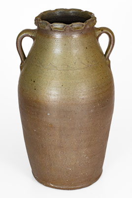 Rare Four-Gallon Salt-Glazed Middle Tennessee Stoneware Vase