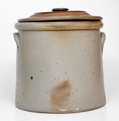 Four-Gallon Stoneware Crock w/ Abstract Cobalt Decoration, attrib. Somerset Potters Works, Massachusetts