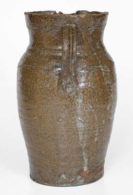 Southern Alkaline-Glazed Stoneware Pitcher, late 19th century