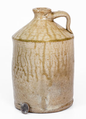 Lanier County, Georgia Alkaline-Glazed Stoneware Jug, late 19th century