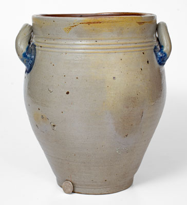 Cobalt-Decorated Stoneware Jar, Northeastern U.S. origin, early 19th century